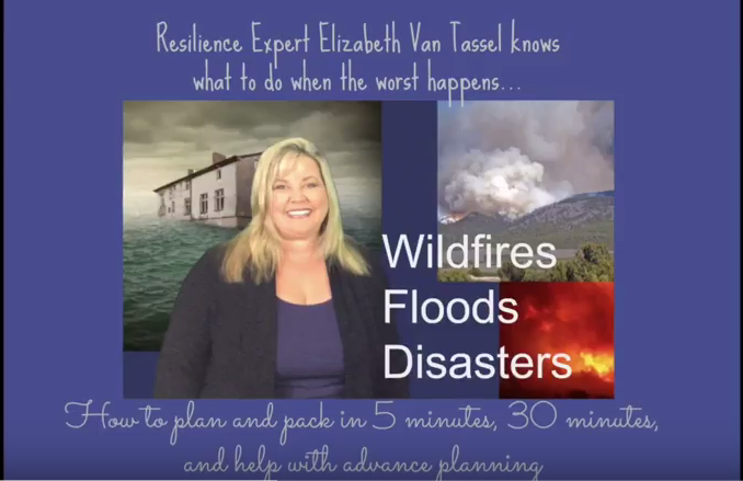 Resilience Expert Elizabeth Van Tassel gives tips to emergency evacuate.