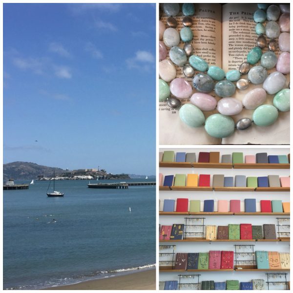 San Francisco bay, pretty gems and books with gems from Mashka Jewelers with Gemologist and Author Elizabeth Van Tassel.